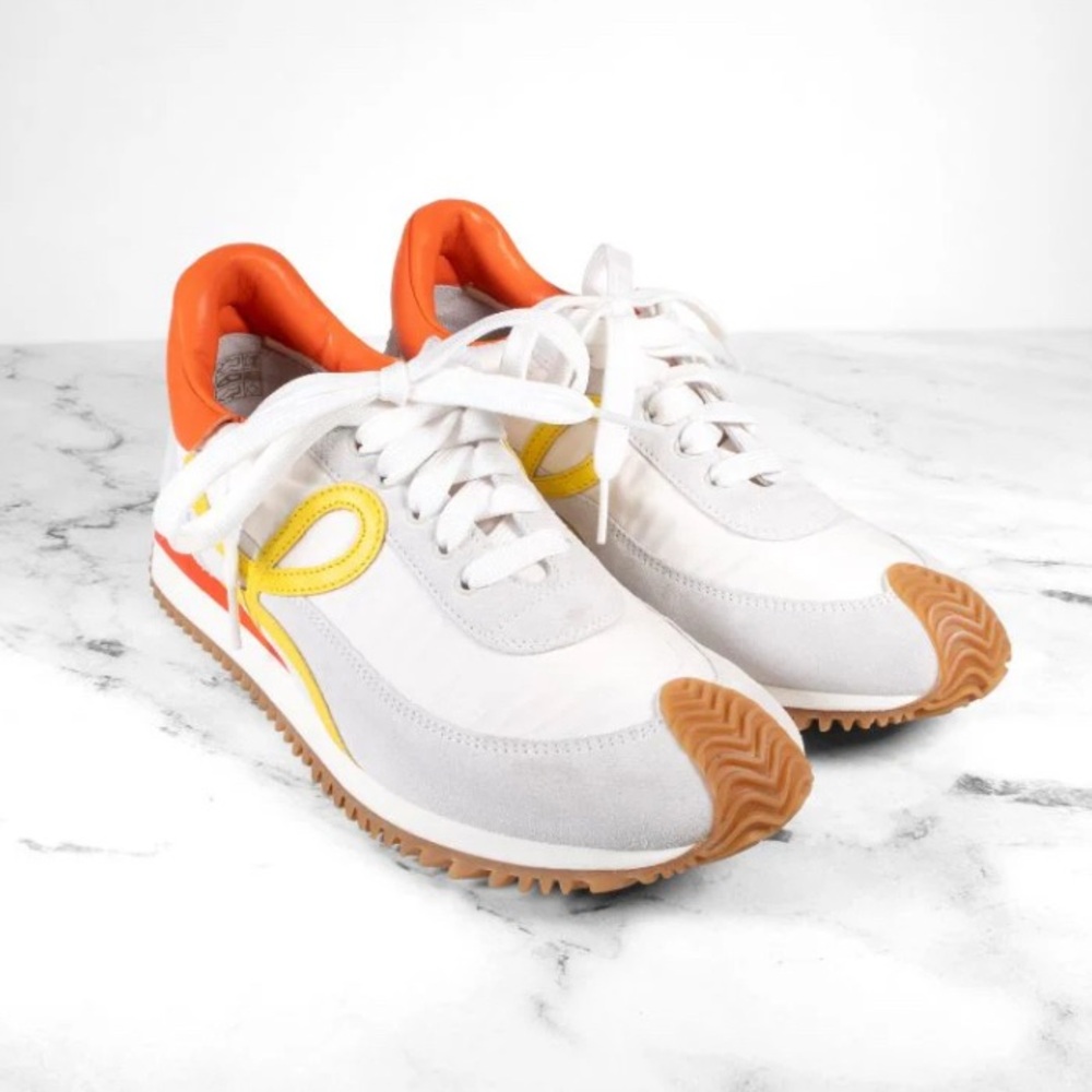 Loewe Sneakers in White, Orange, and Yellow size 39 - Picture 2 of 7